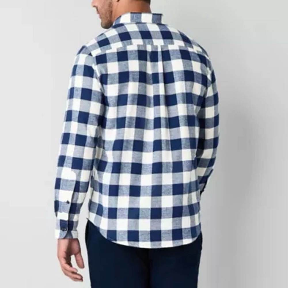 George Navy and White Checkered Shirt